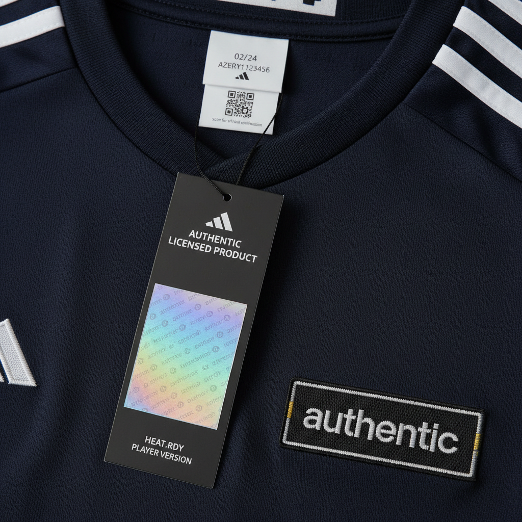 Adidas security features and authenticity tags