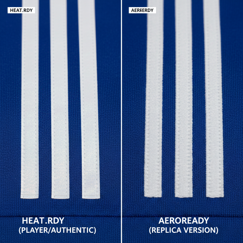 Adidas logo stitching detail